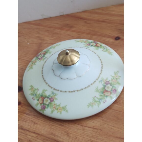 Vintage Ransom Japan Lidded Vegetable/Soup Tureen 1950's 10 1/2 in x 9 1/4 in - Picture 11 of 16